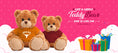 Cuddle up to love and comfort with our adorable teddy bears