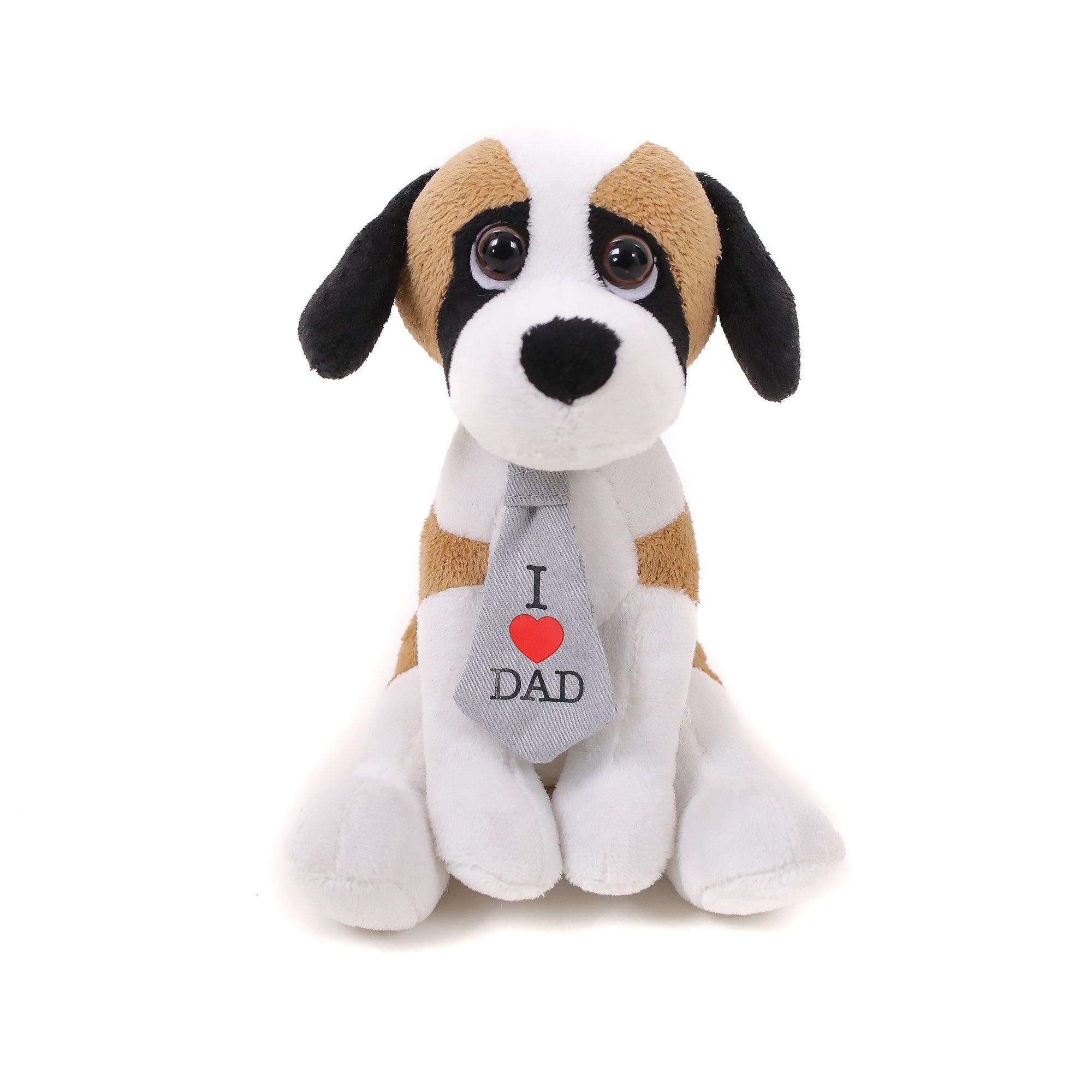 Beagle PawPal with Love Dad Tie 8"