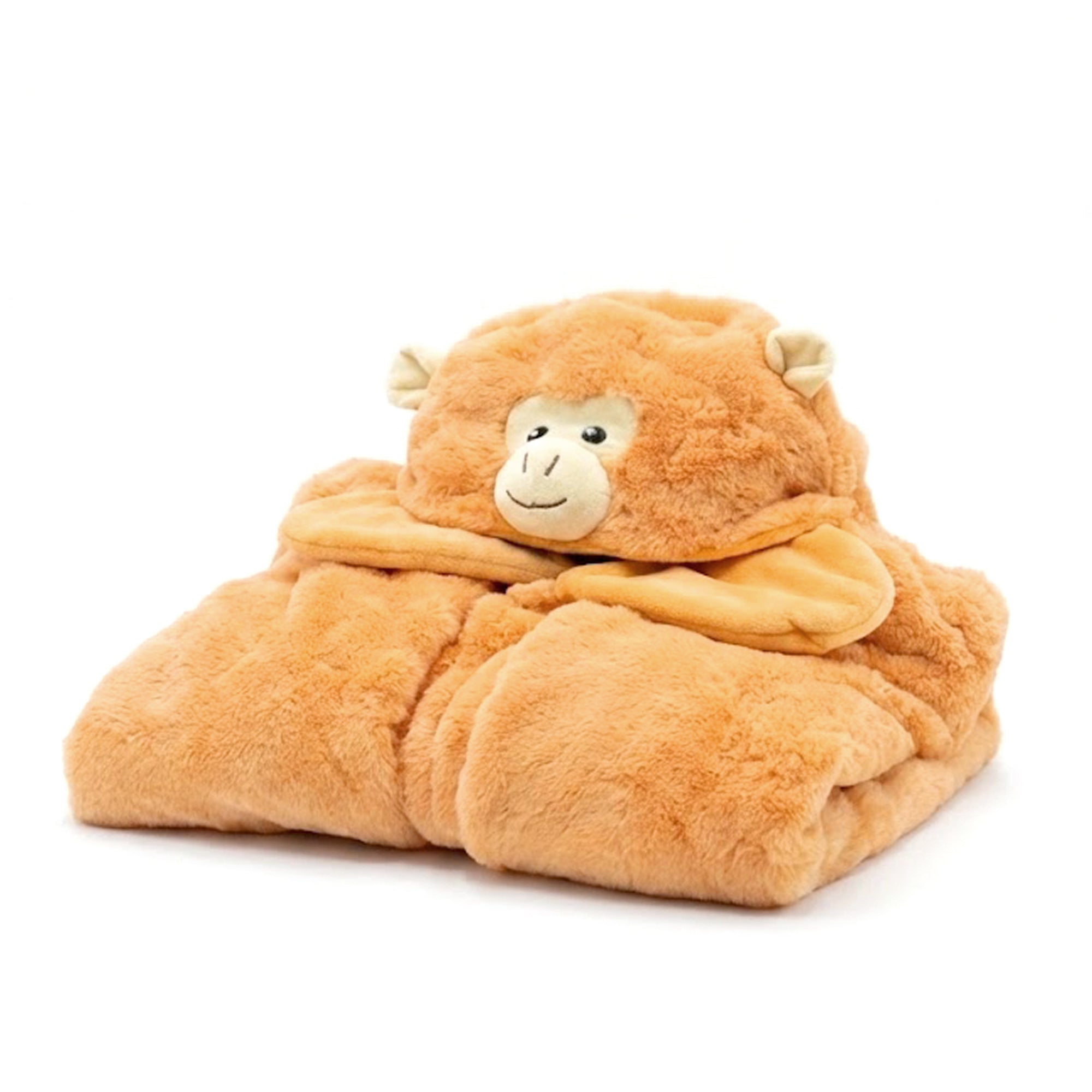 Weighted Monkey Hoodie Blanket