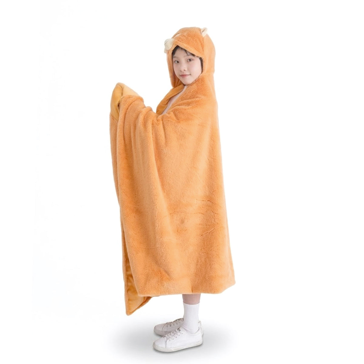 Weighted Monkey Hoodie Blanket