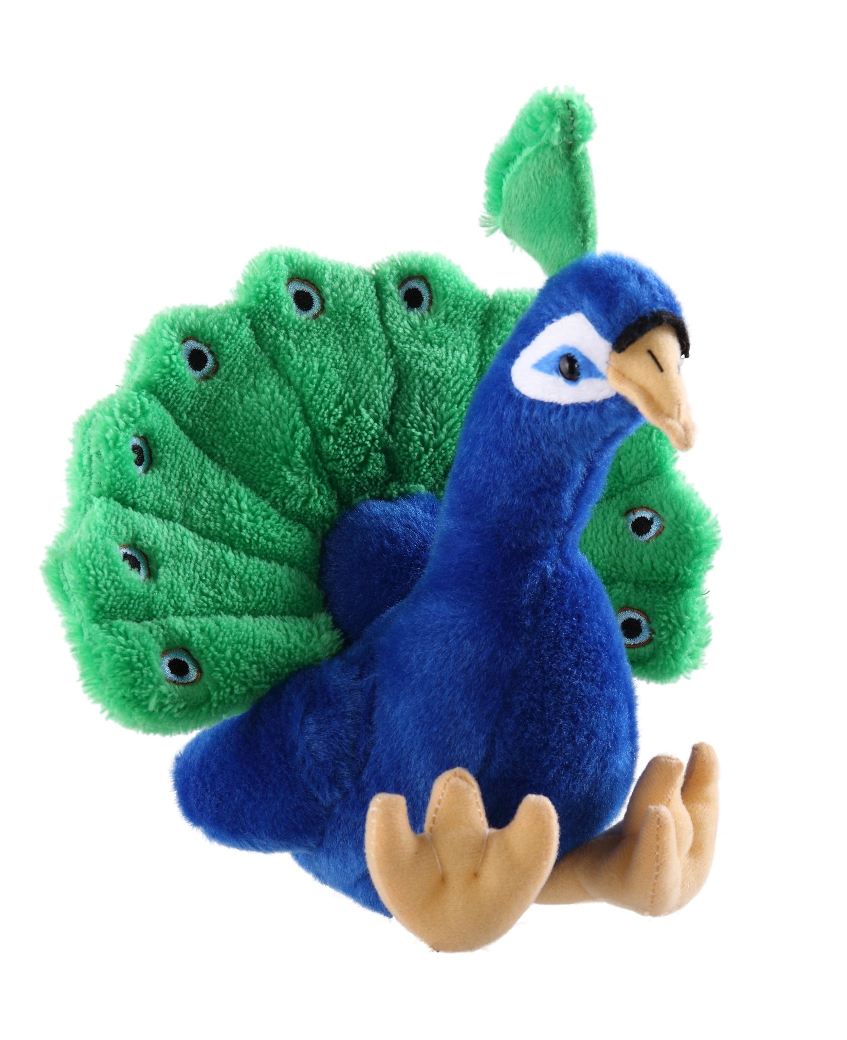 Soft Plush Peacock 12"