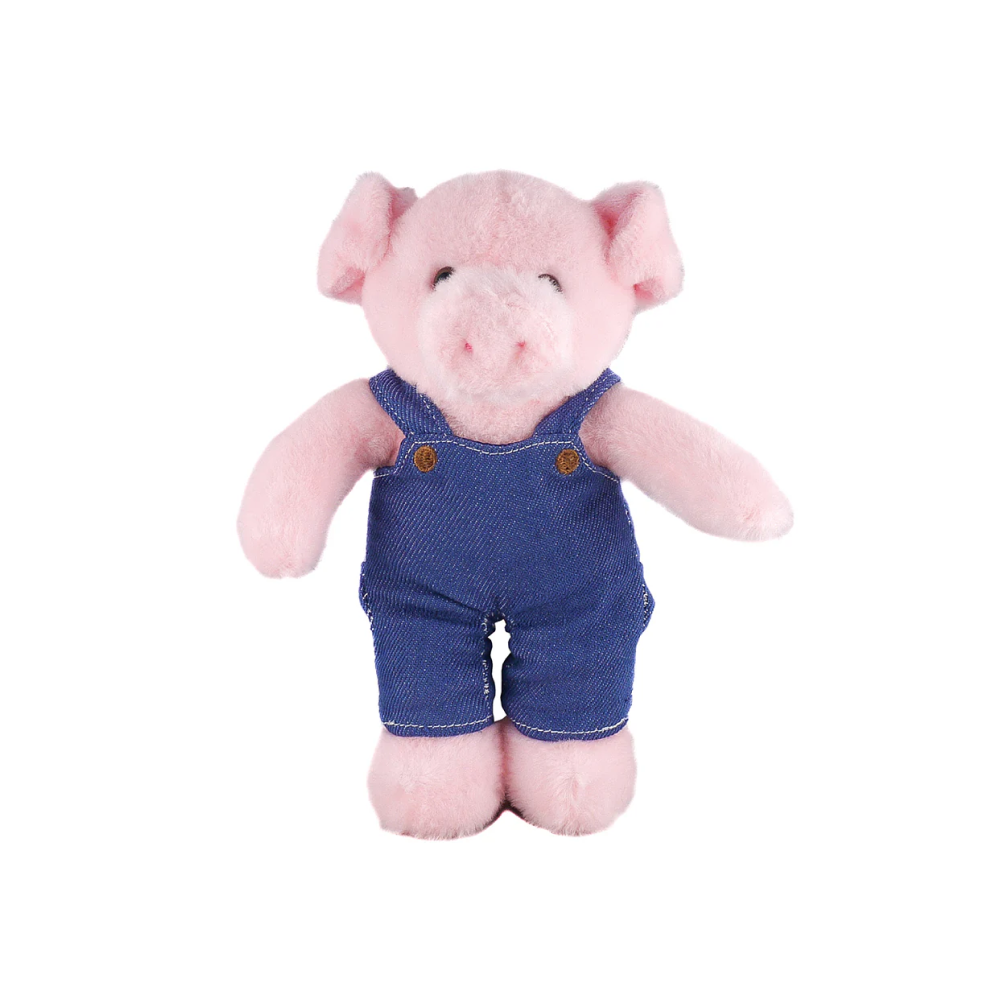 Stuffed Animal in Blue Jean 8"