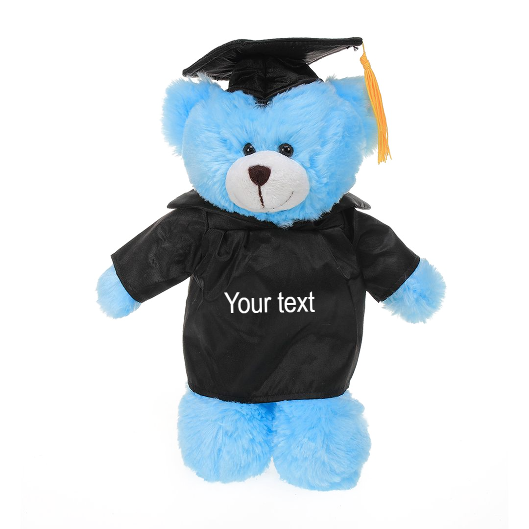 Graduation Blue Teddy Bear 12" - 0