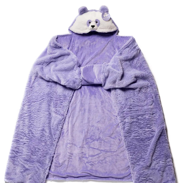Panda Weighted Hoodie Blanket