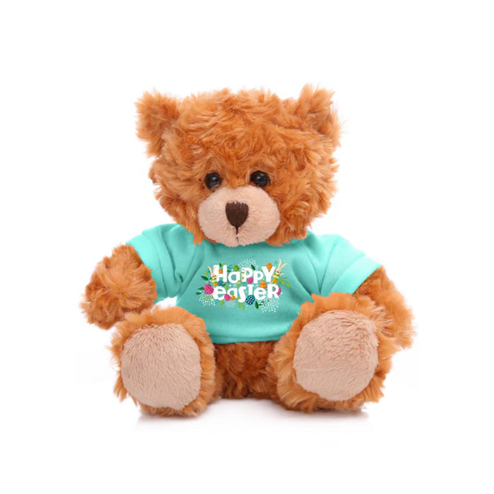 Easter Mocha Bear Green Shirt