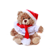 Xmas Mocha Bear with Personalized Shirt 6