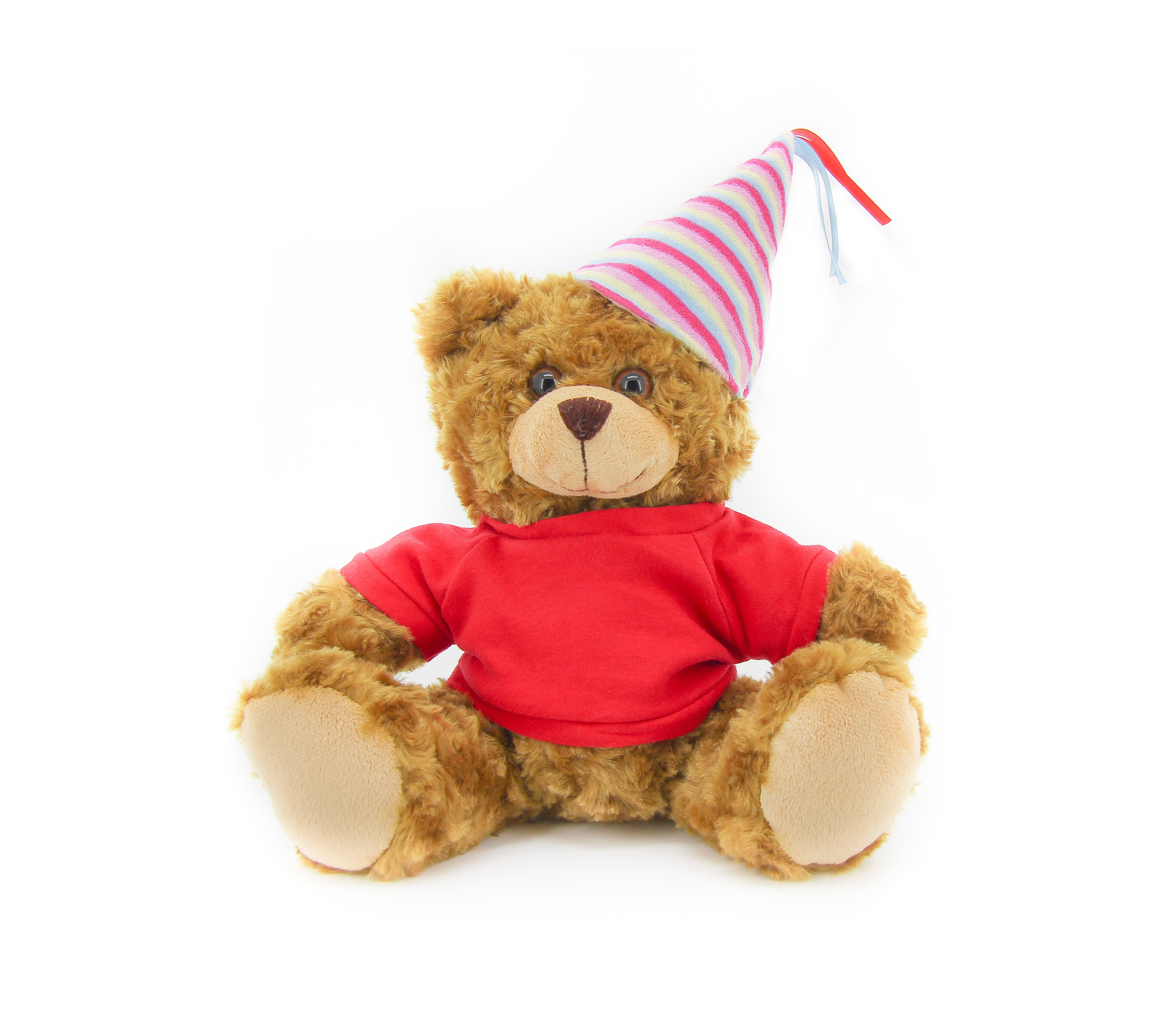 Mocha Bear with Red T-Shirt 12"