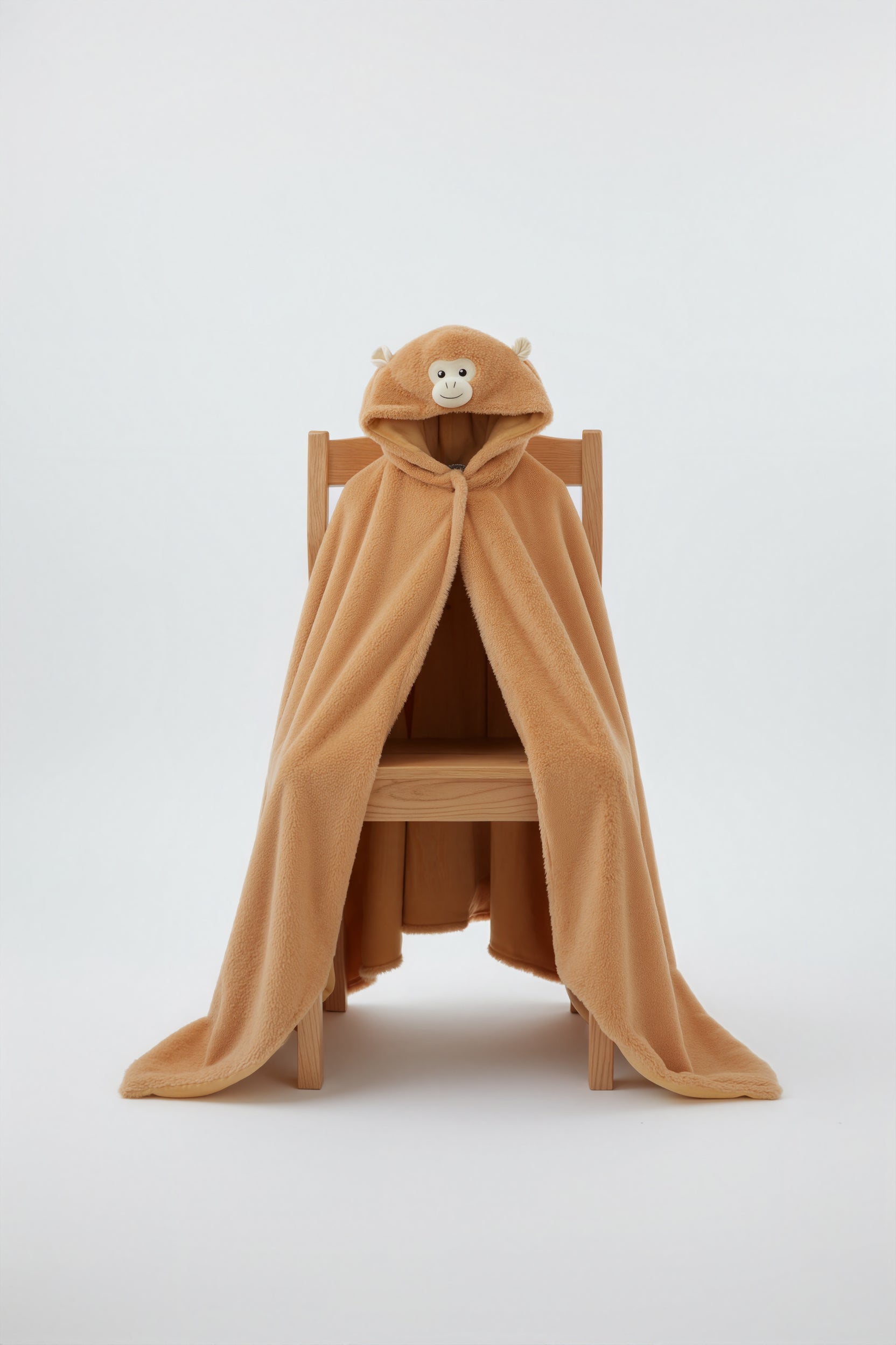 Monkey Weighted Hoodie Blanket