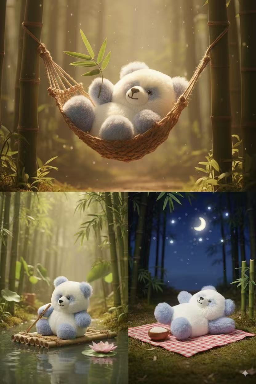 Weighted Panda Bitty Buds