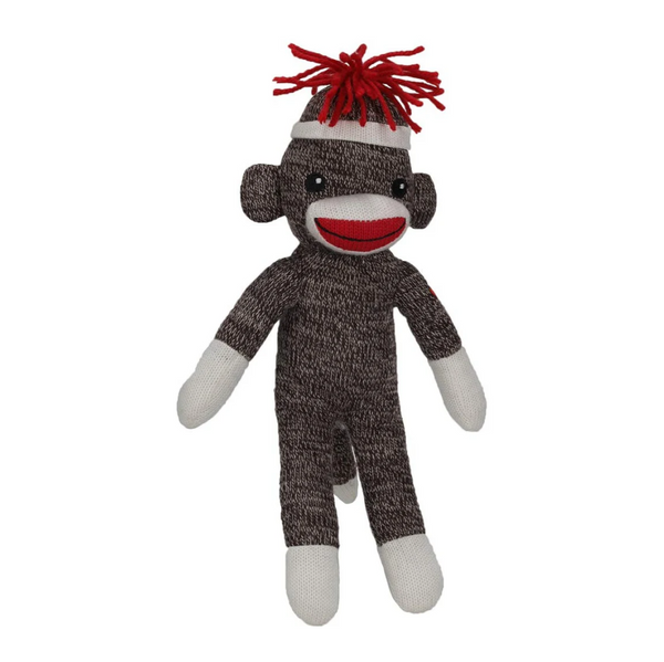 Poseable Brown Sock Monkey 8"