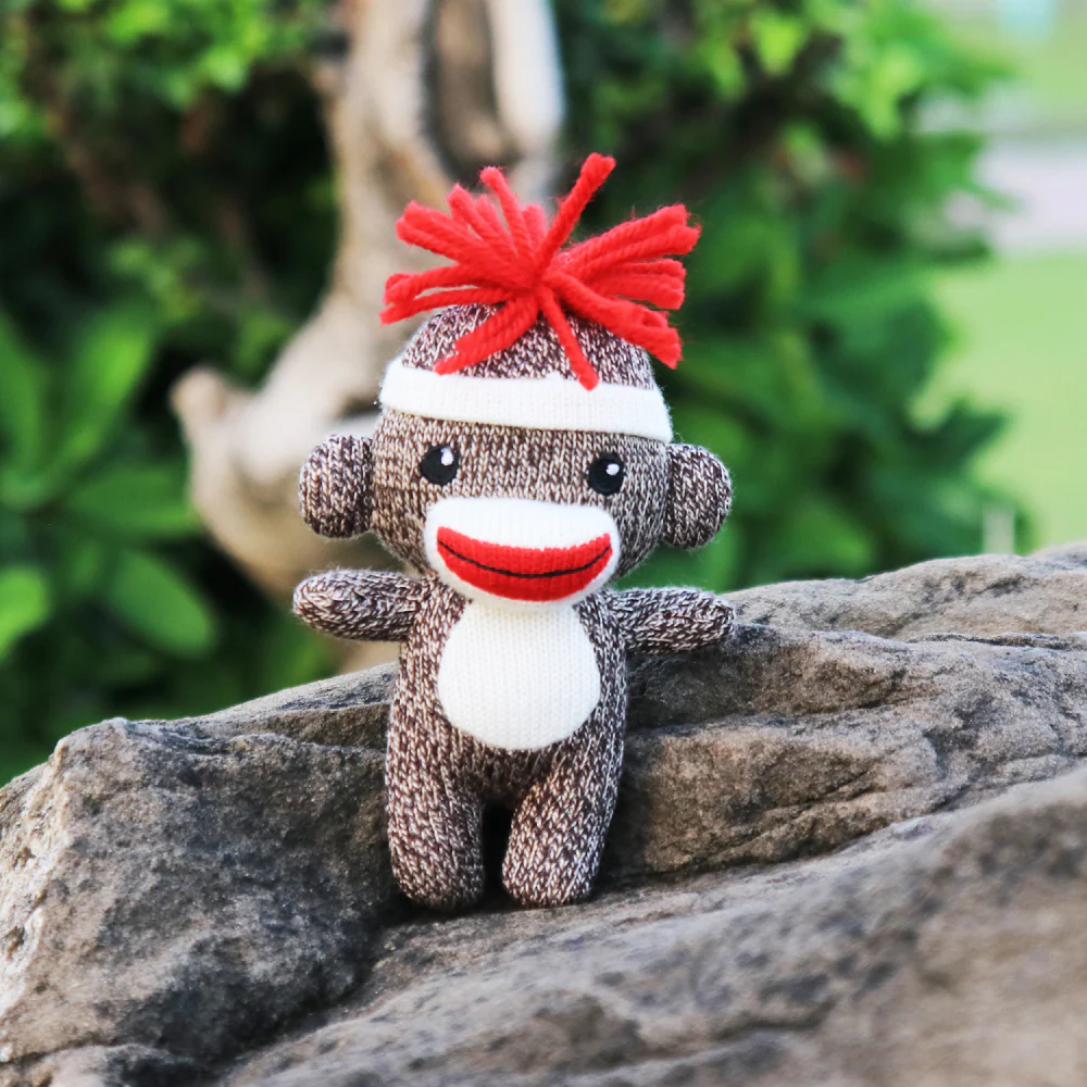 Christmas Ornament Sock Monkey 4"