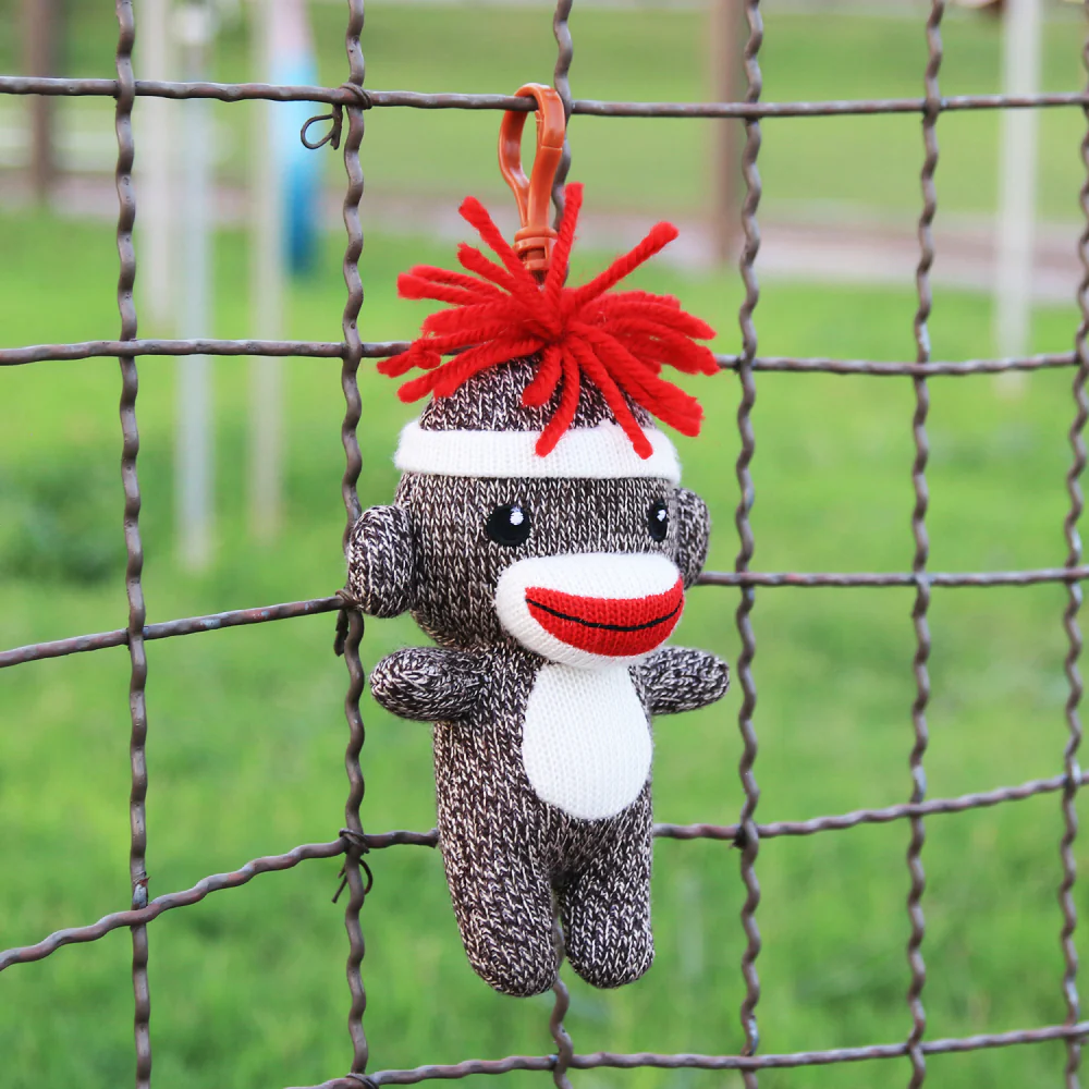 Christmas Ornament Sock Monkey 4"