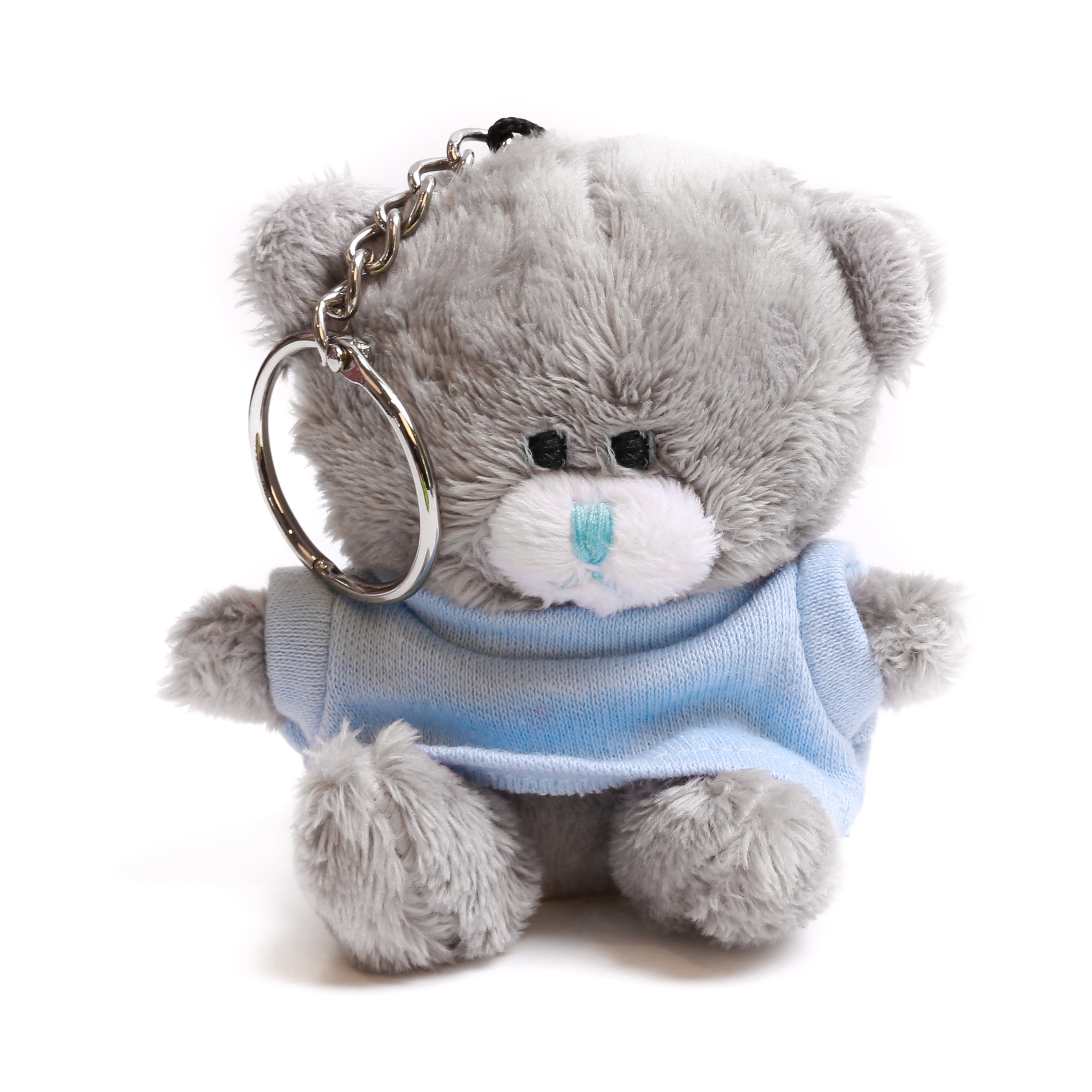 Qbeba gray keychain bear with tee