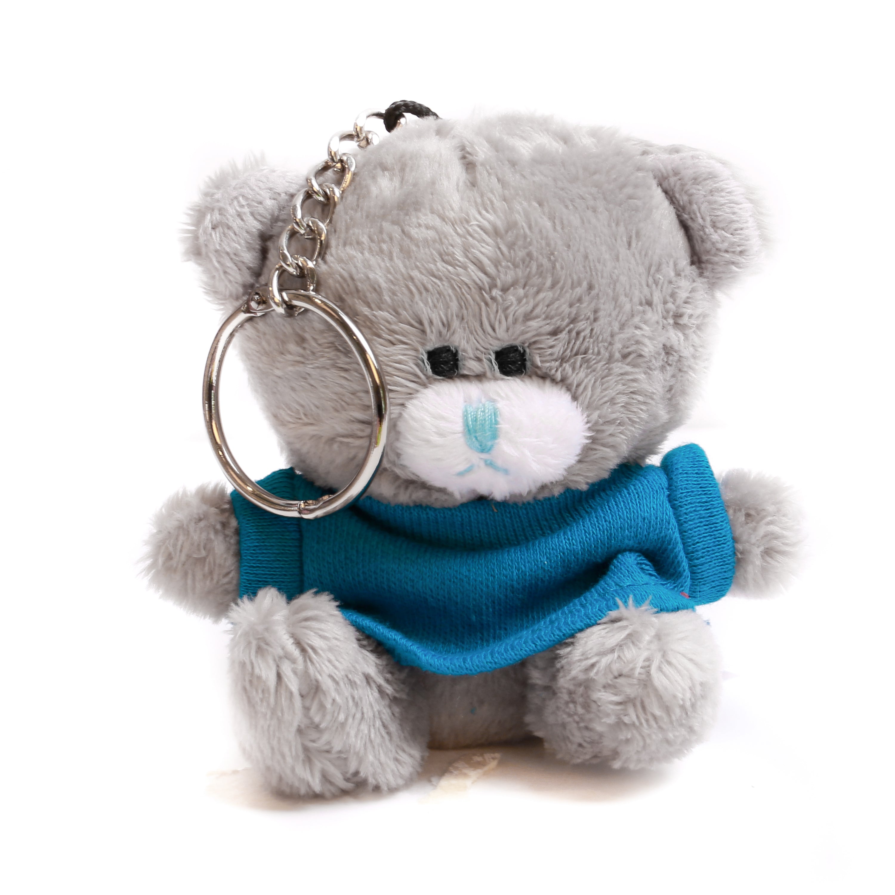 Qbeba gray keychain bear with tee