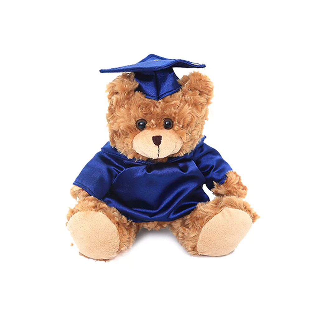 Graduation Mocha Bear Plush 12"