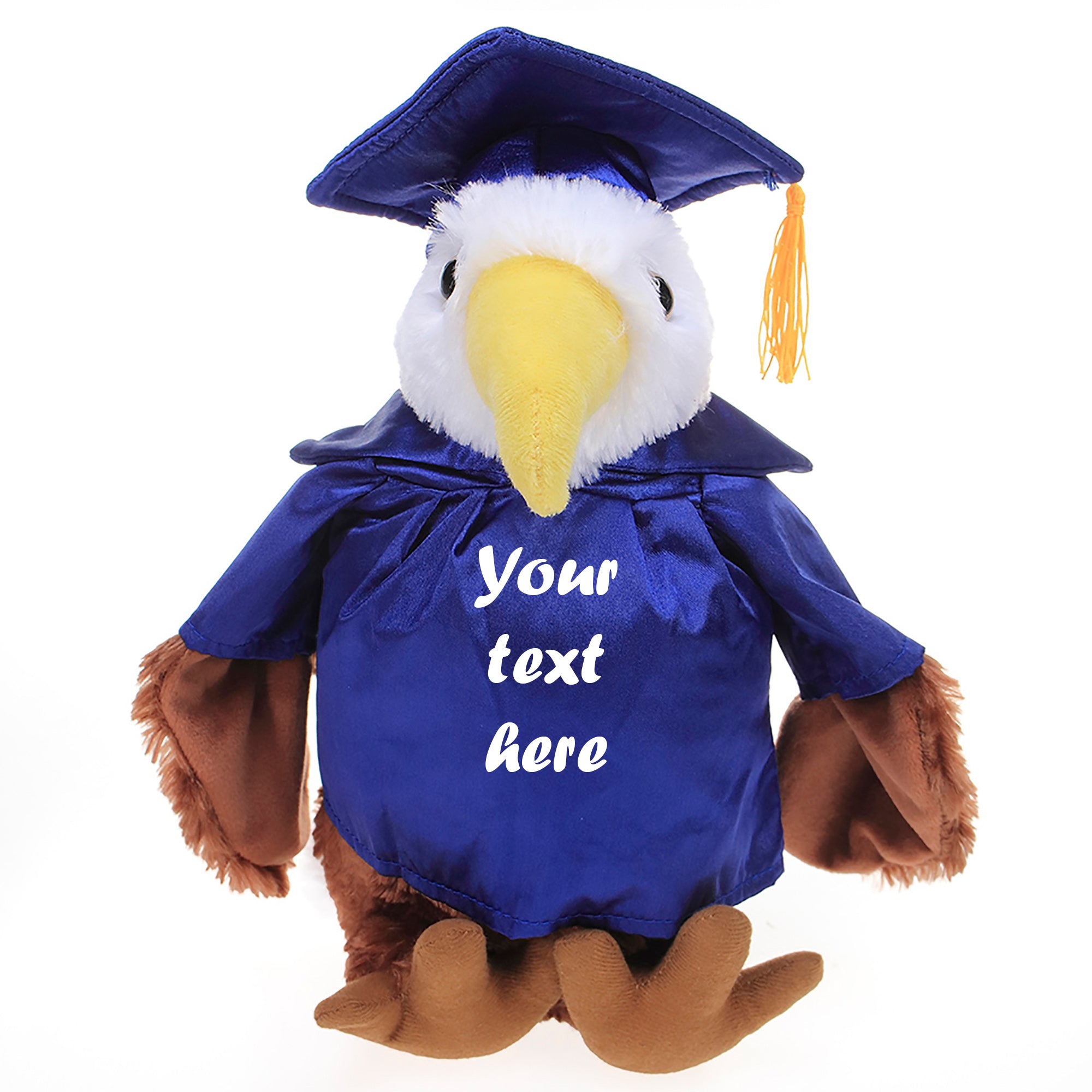 Graduation Stuffed Animal Eagle 8"