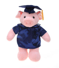 8'' Graduation Pig Plush Stuffed Animal Toys with Cap and Personalized Gown