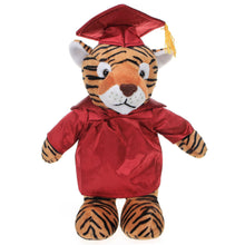 8'' Graduation Tiger Plush Stuffed Animal Toys with Cap and Personalized Gown