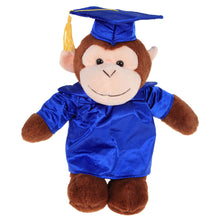 Graduation Monkey Plush 8''