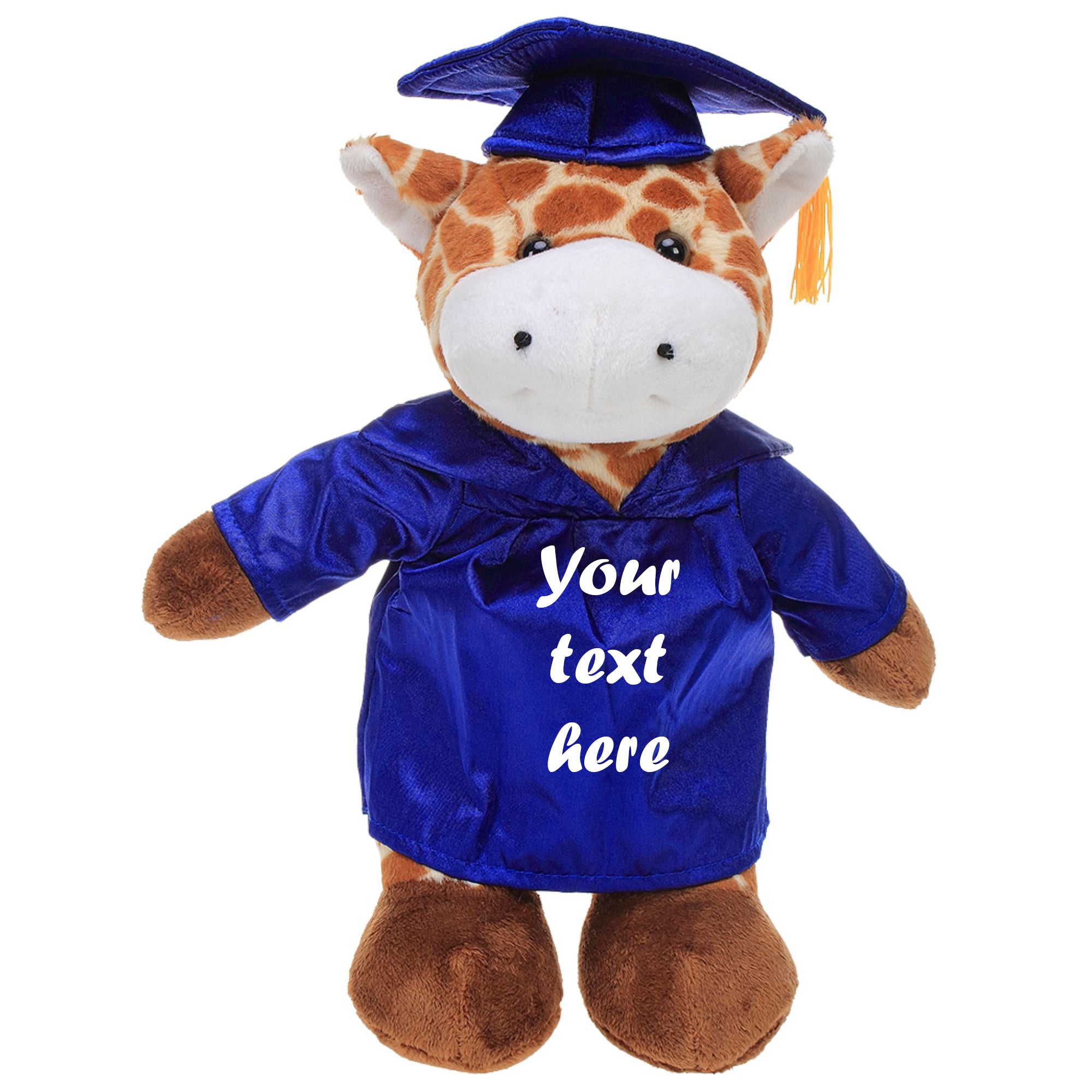 Graduation Stuffed Animal Giraffe 8"