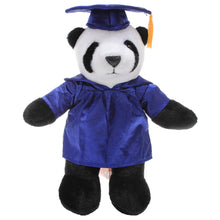 8'' Graduation Panda Plush Stuffed Animal Toys with Cap and Personalized Gown