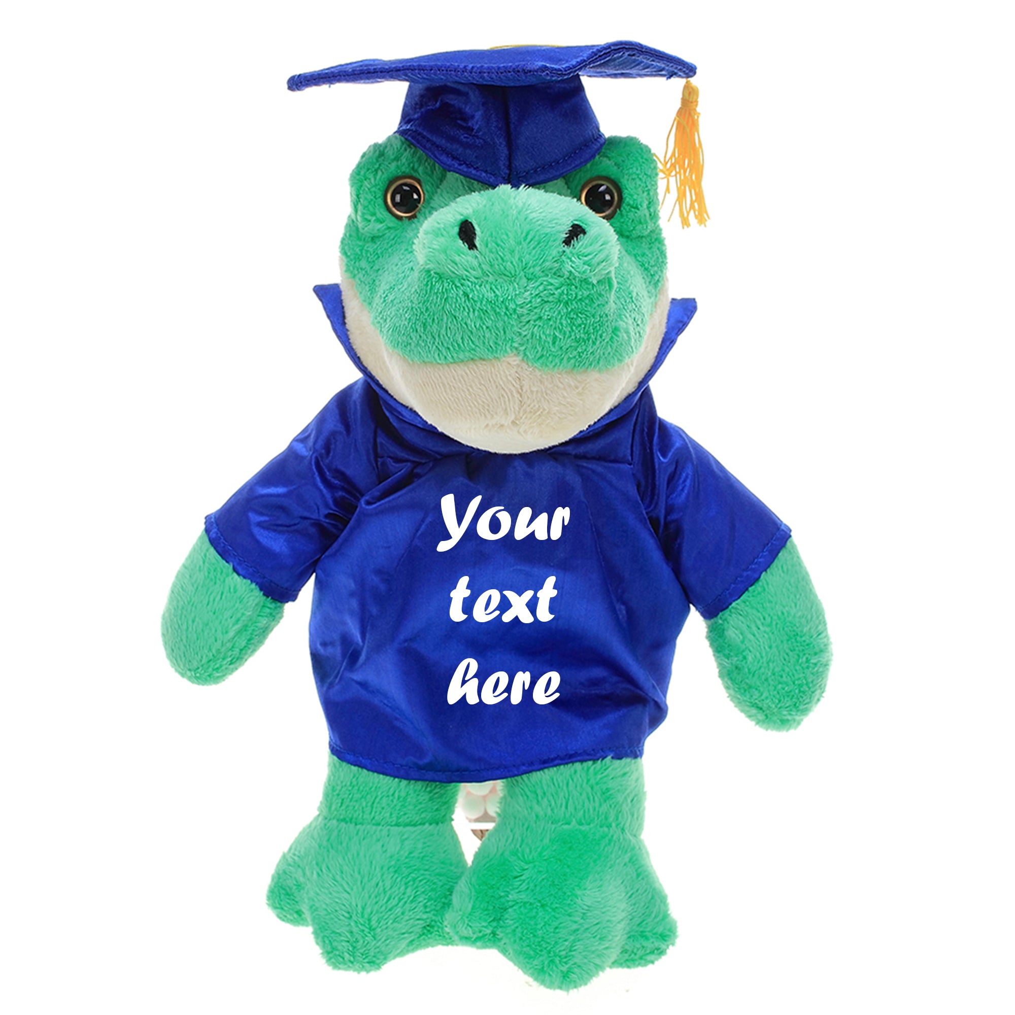 Graduation Stuffed Animal Gator 8"