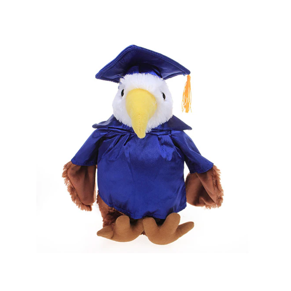 Graduation Stuffed Animal Eagle 12"