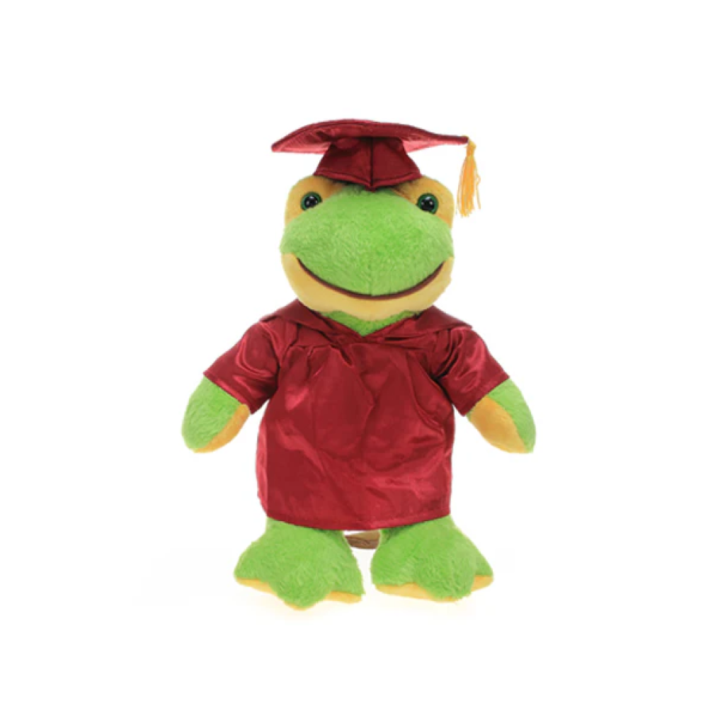 Graduation Stuffed Animal Frog 12" - 0