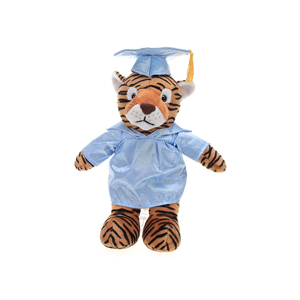 Graduation Stuffed Animal Tiger 12"