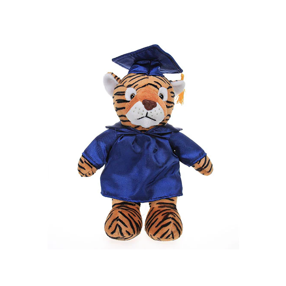 Graduation Stuffed Animal Tiger 12"