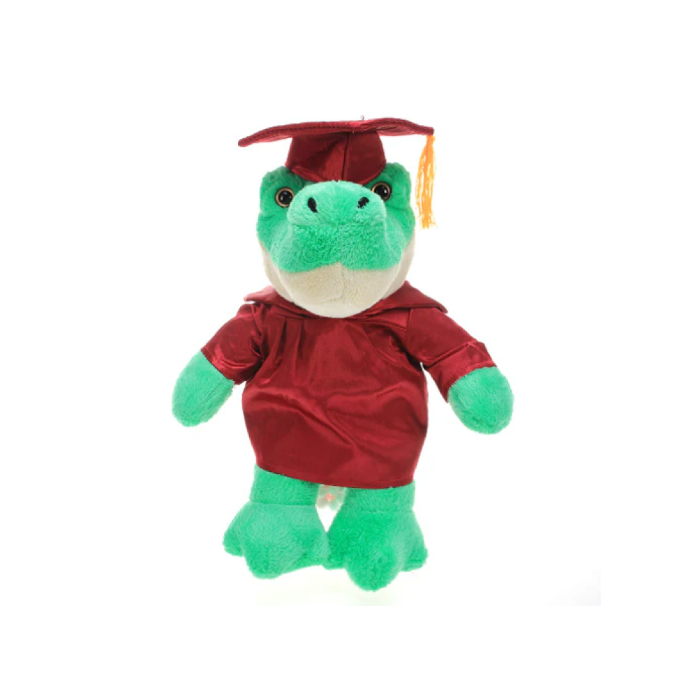 Graduation Stuffed Animal Alligator 12"