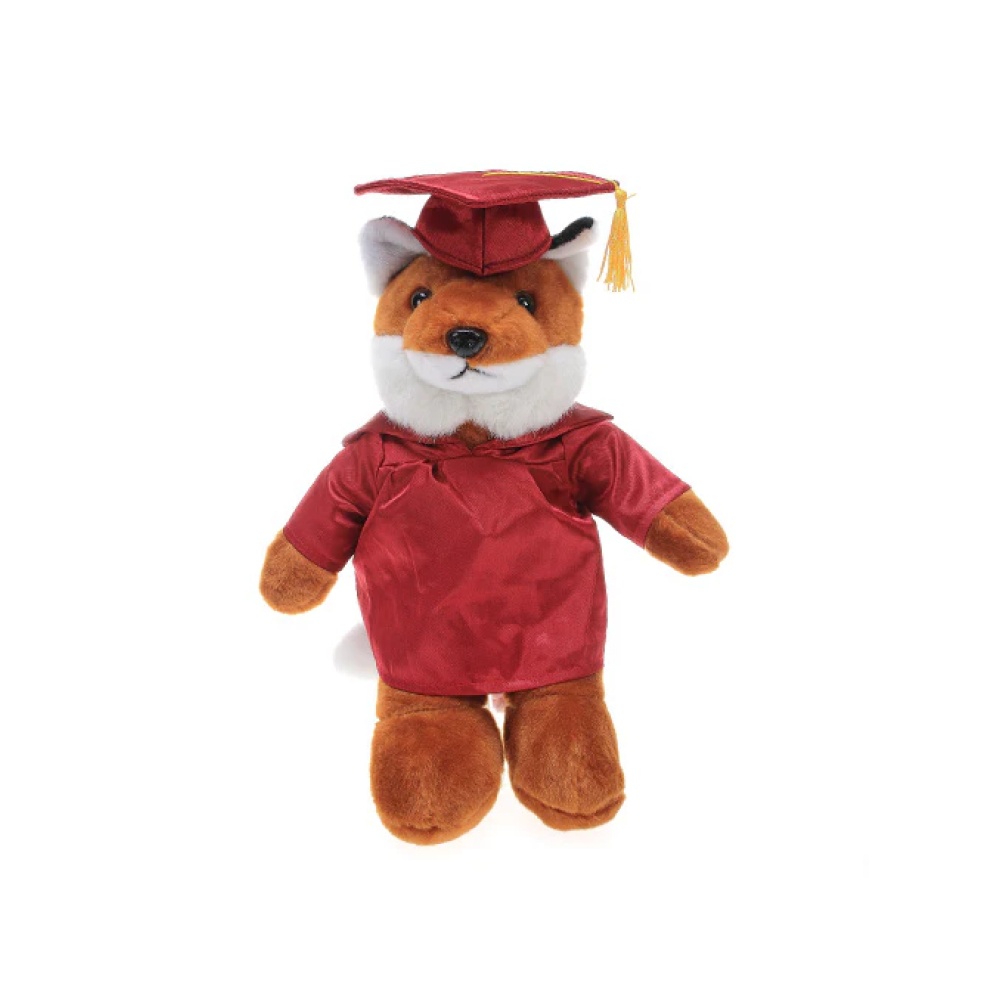 Graduation Fox Plush 12" - 0