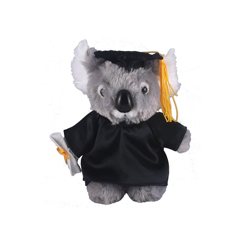 Graduation Stuffed Animal Husky 12" - 0