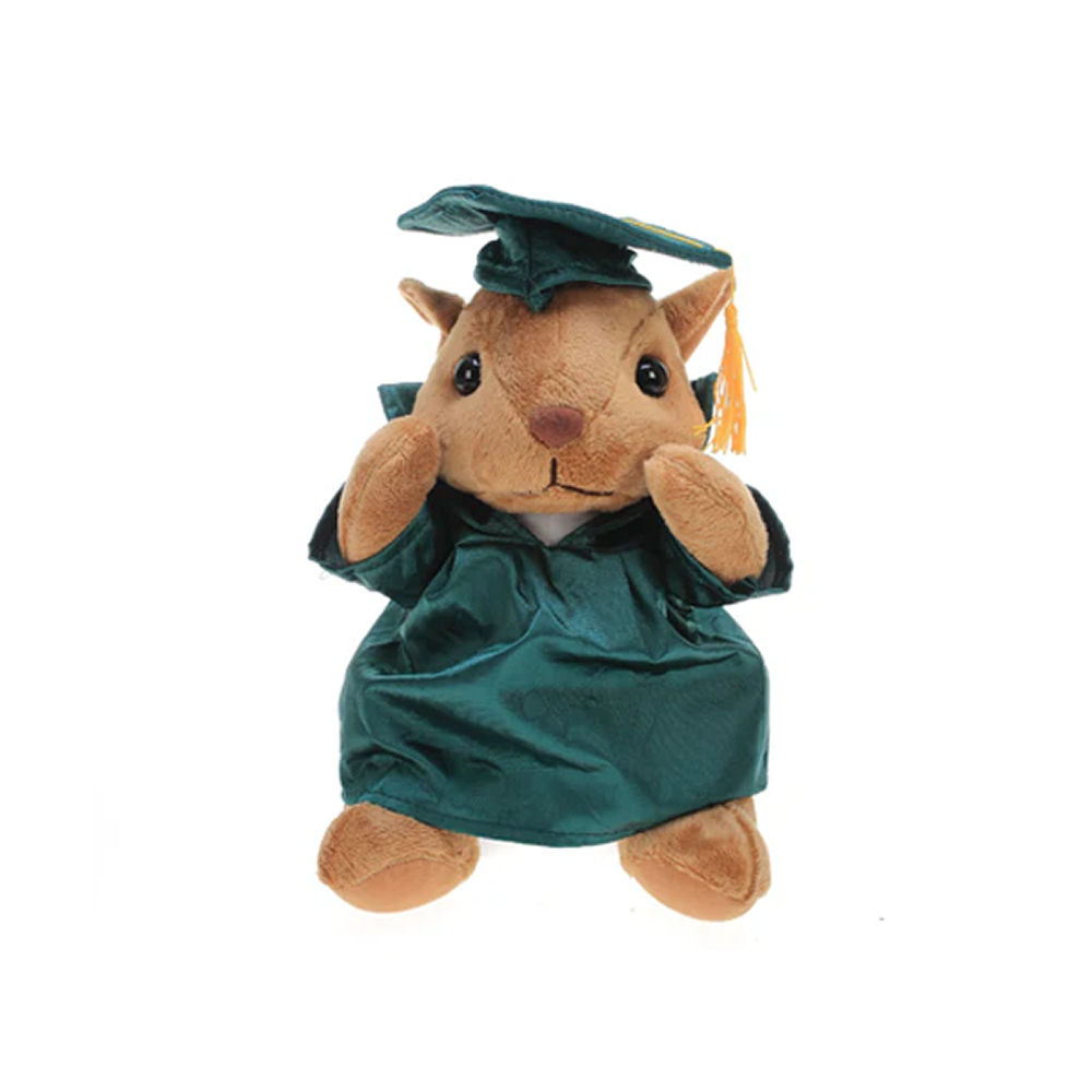 Graduation Stuffed Animal Squirrel 12"