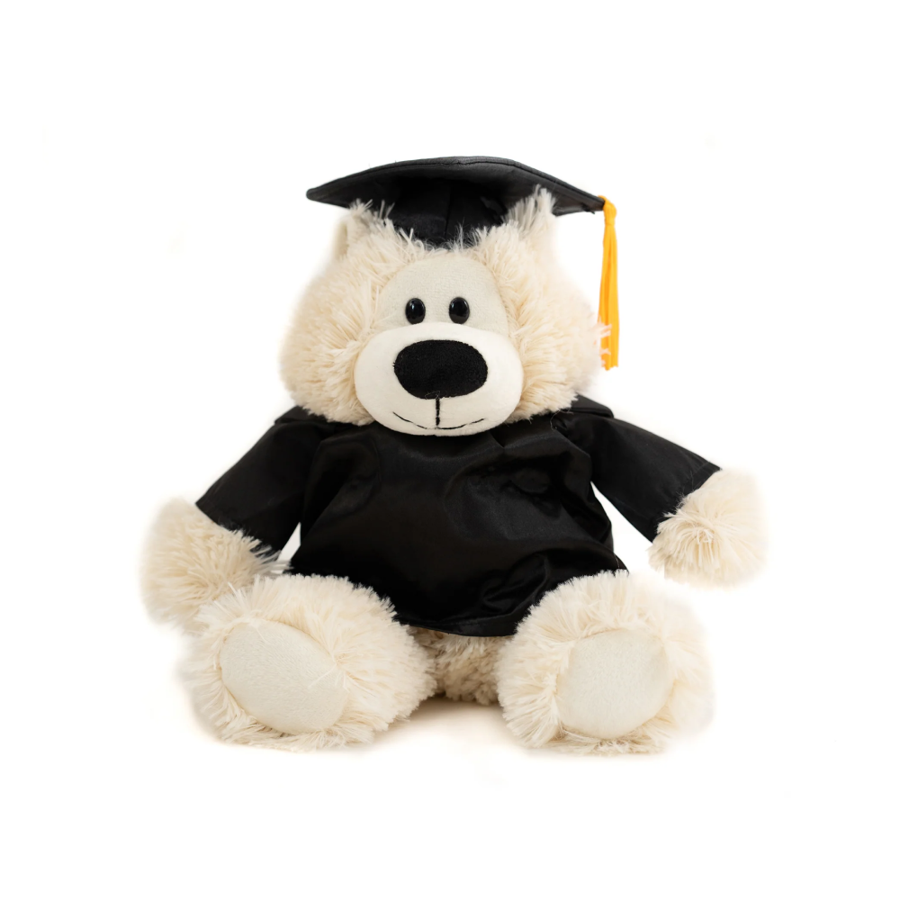 Graduation Bear with Custom Gown 12"