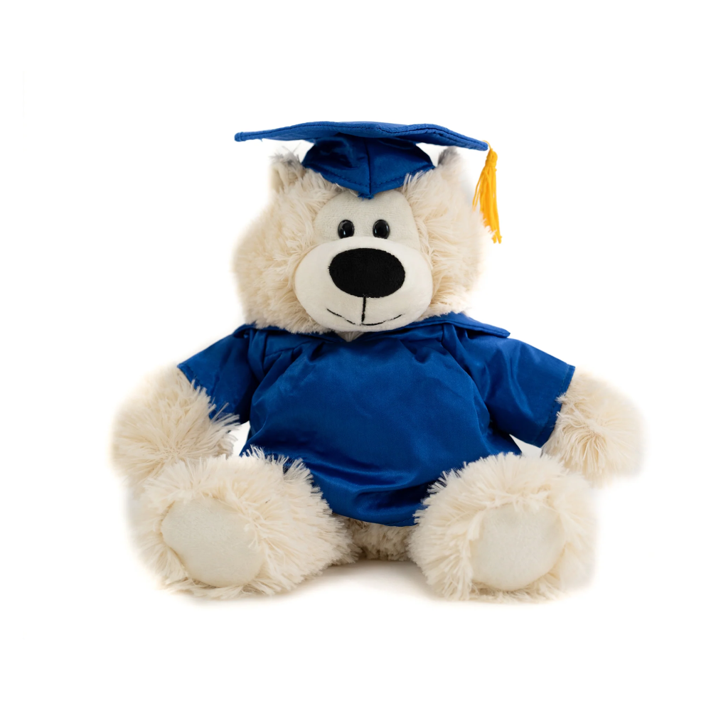 Graduation Bear with Custom Gown 12"