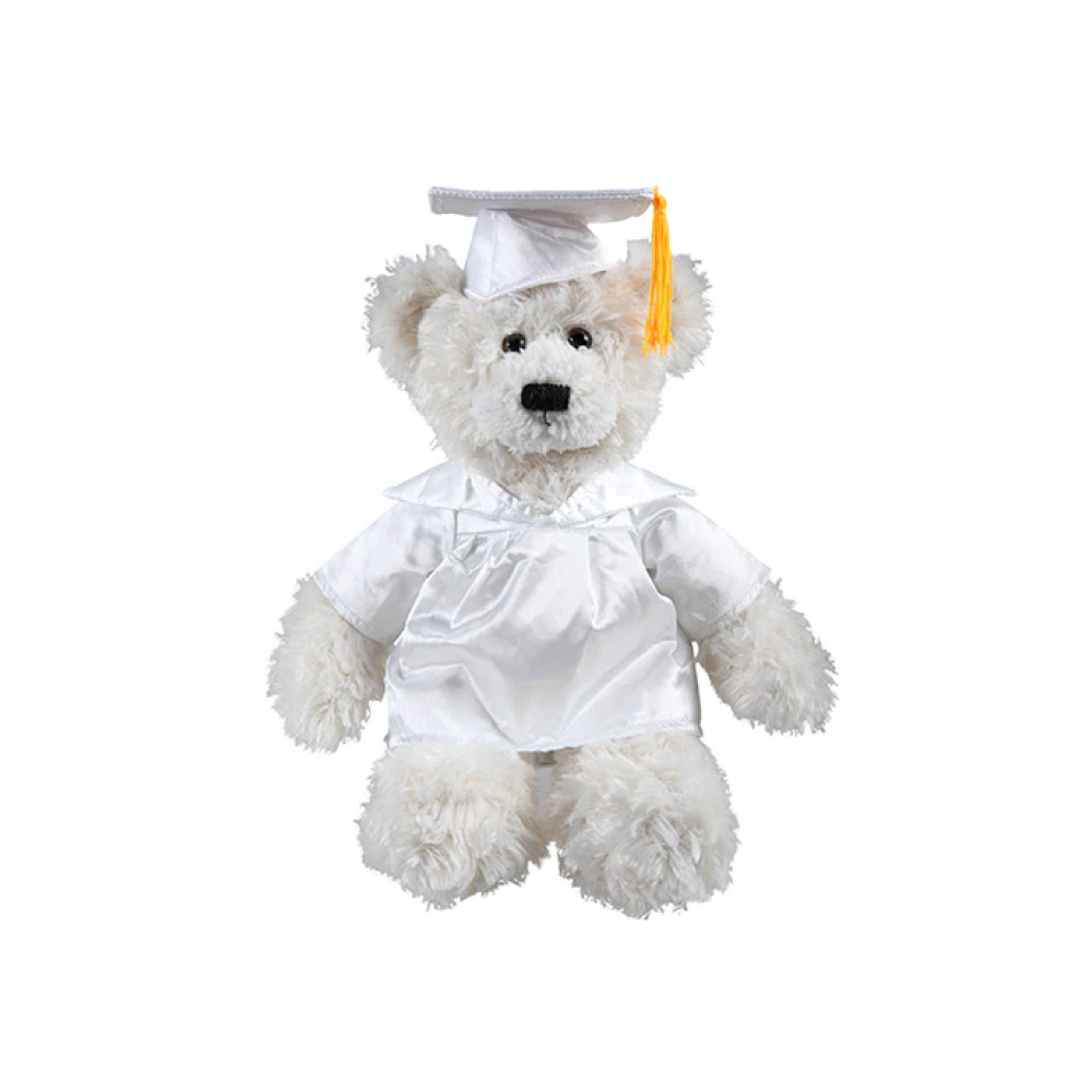 Graduation Brandon Cream Bear 12"