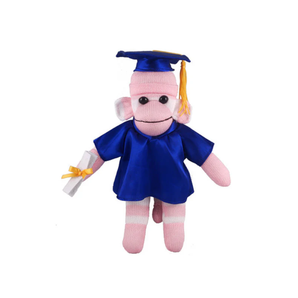 Graduation Bear with Purple Royal Outfit 16"