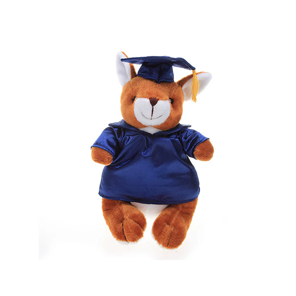 Kangaroo with  Cap and Gown - 0