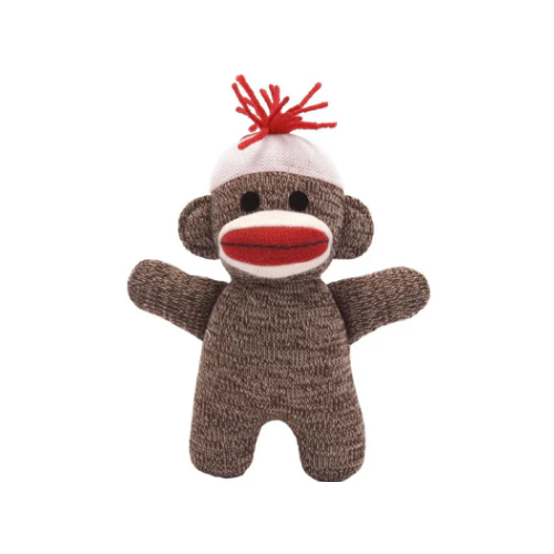 Sock Monkey Ornament 4"