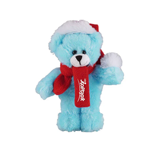 Customizable Scarf Blue Bear 12"