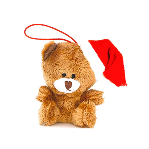 Qbear Brown Ornament 4"