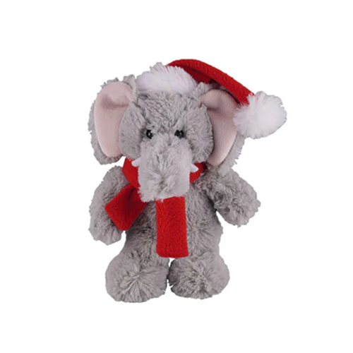 Xmas Scarf Elephant 8"