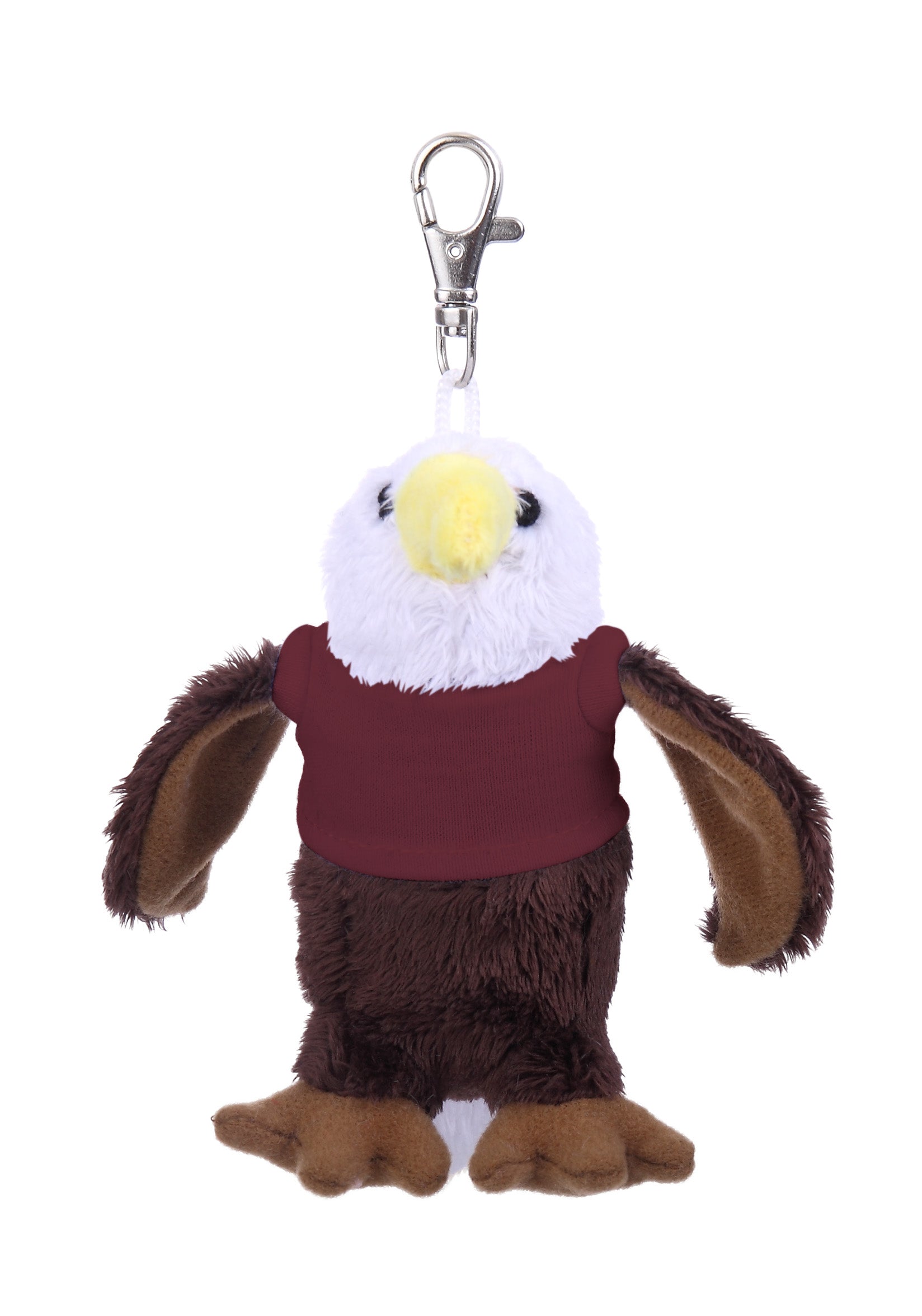 Soft Plush Eagle Keychain with Tee