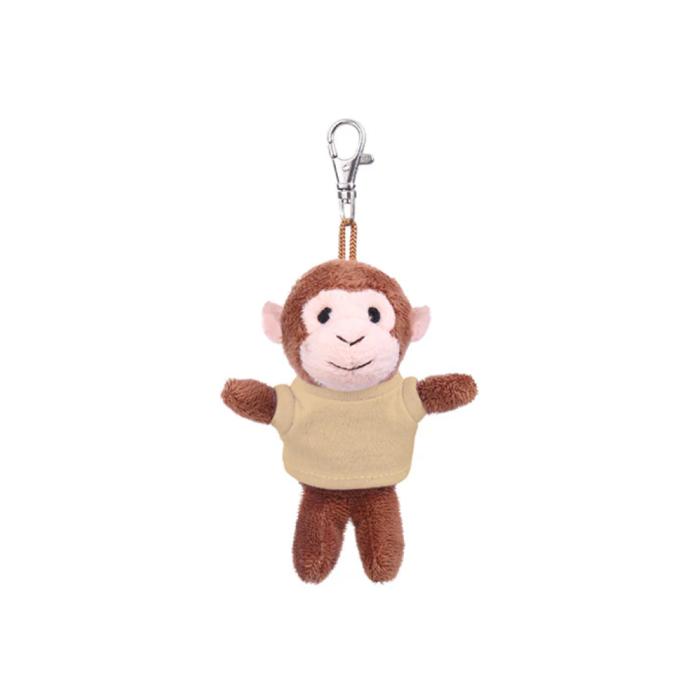 Monkey Keychain with Tee 4"