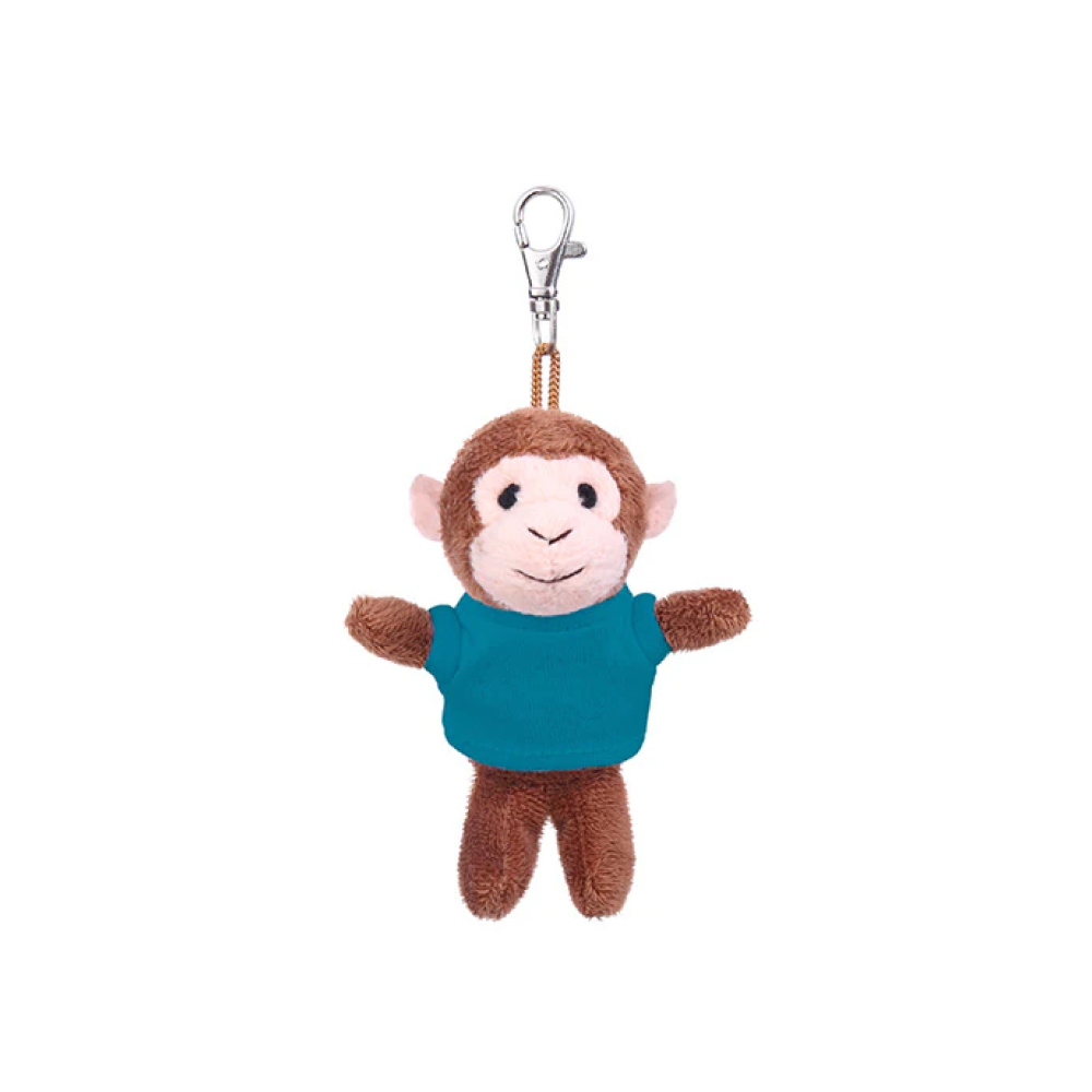 Monkey Keychain with Tee 4"