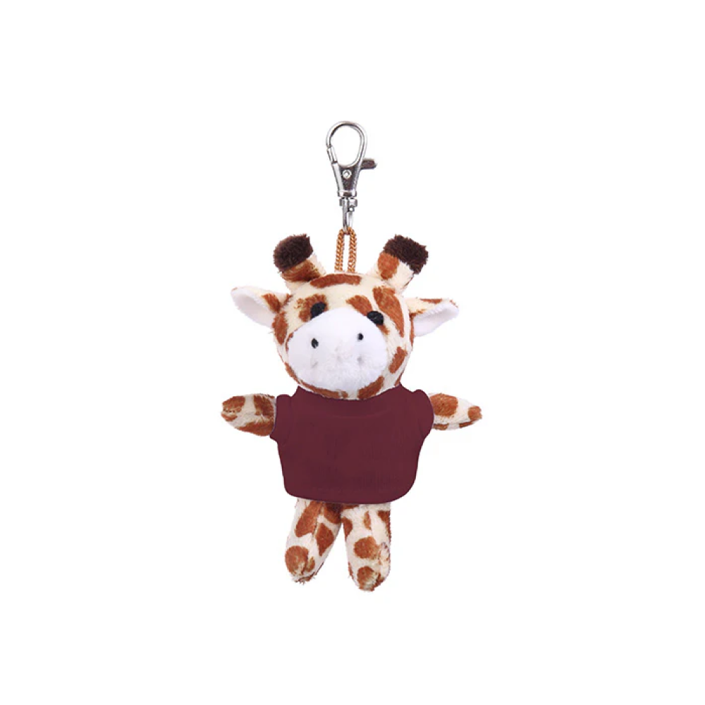 Giraffe Keychain with Tee 4" - 0