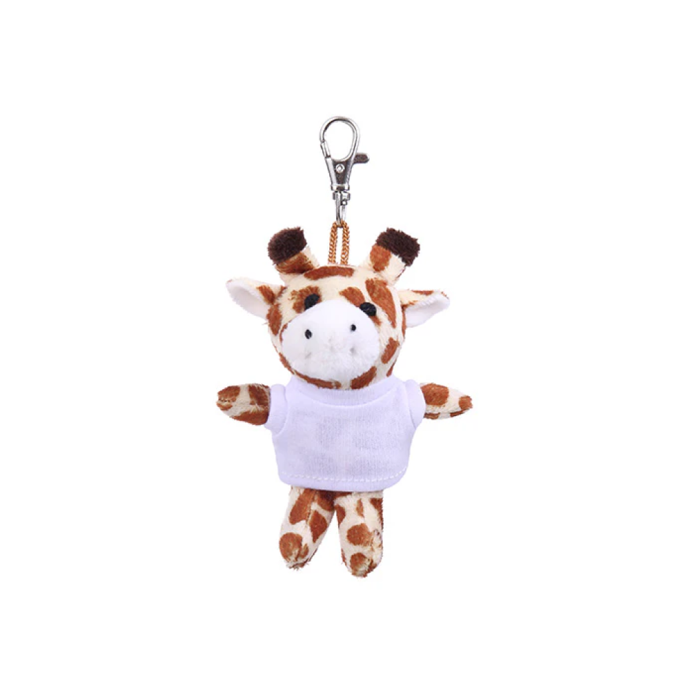 Giraffe Keychain with Tee 4"