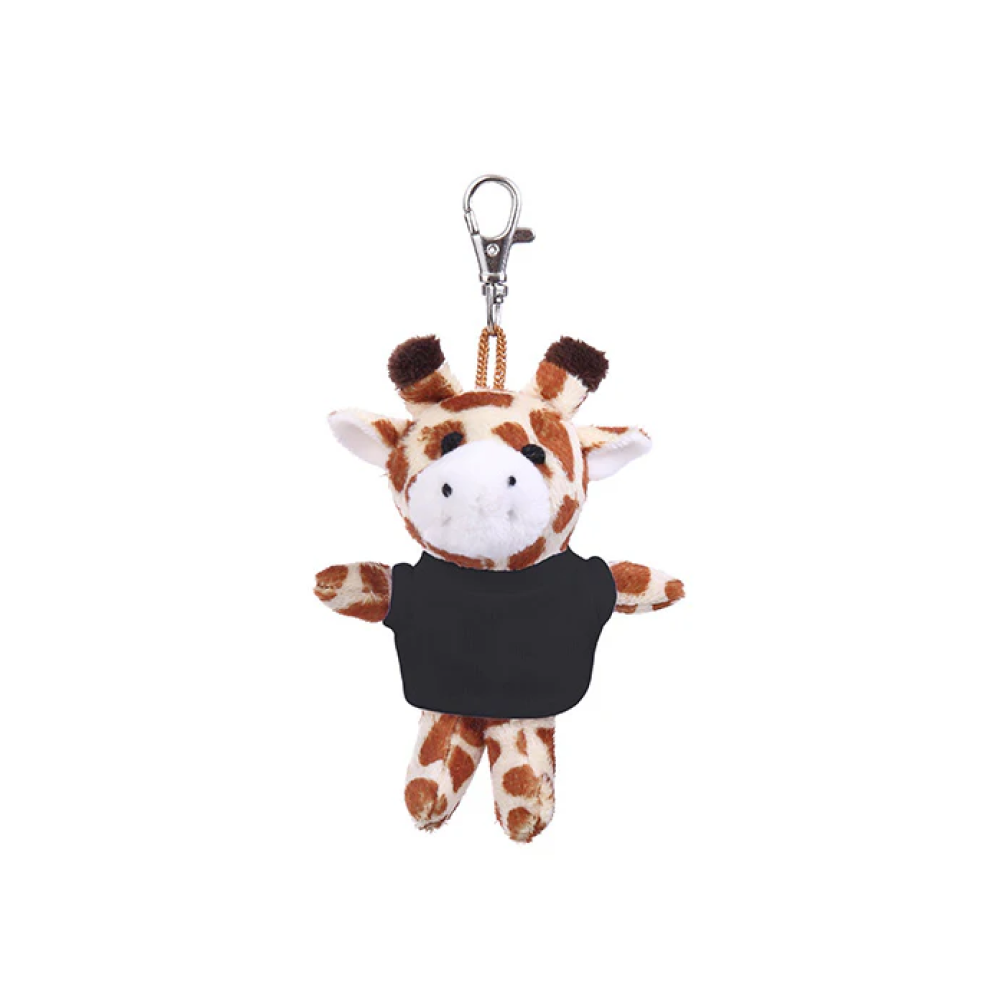 Giraffe Keychain with Tee 4"