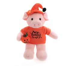 12'' Standing Halloween Floppy Pig with by Plushland